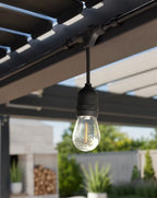 String Light Hooks Compatible with Mirador, No-Drill Black 30Pk for Pergola - Image 3