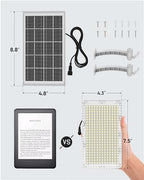 JACKYLED 1000 Lumen 299 LED Solar Dusk to Dawn Light Outdoor Gray 2 Pack - Image 3