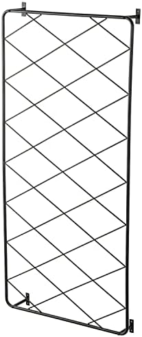 MyGift 50 x 24 Inch Wall Garden Trellis, Black Metal Climbing Plant Panel - Image 7
