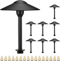 Lumina Lighting® 4W Landscape Lighting 12V Landscape Lights Low Voltage Landscape Path Lights Warm White Waterproof Outdoor Replaceable G4 LED Bulb for Garden Pathway Lawn Yard (Black) (8-Pack) by LuminaLighting%C2%AE
