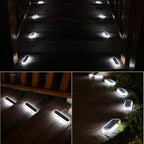 Solar Powered Driveway Lights, 8 Pack Solar Dock Deck Lights Outdoor-White - Image 6