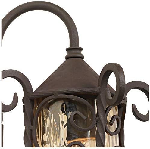 Casa Seville 13 1/4" High Iron Scroll Traditional Rustic Outdoor Wall Light - Image 3