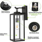 hykolity Large Dusk to Dawn Outdoor Lighting, 18 Inch Outdoor Wall Lights - Image 3