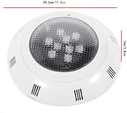 24W 12V LED Pool Light 2400LM RGB Color-Changing Waterproof IP68 Underwater LED Lights 90° Swimming Pool Fountain Pond Colorful Lamp with Remote Controller - Image 5