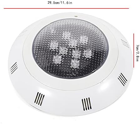 24W 12V LED Pool Light 2400LM RGB Color-Changing Waterproof IP68 Underwater LED Lights 90° Swimming Pool Fountain Pond Colorful Lamp with Remote Controller - Image 5