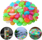 500pcs Resin Glow in Dark Pebbles for Garden Landscaping - Image 7