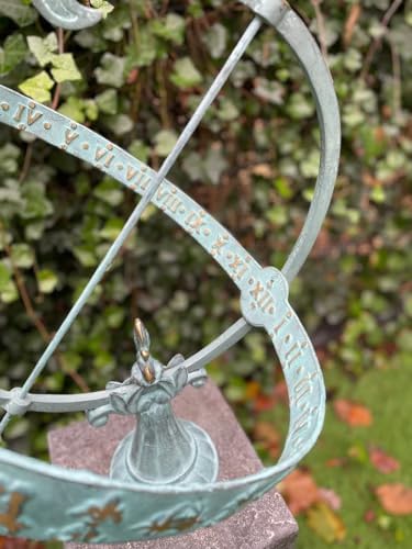 Garden Armillary Sundial Nautical Maritime Astrolabe Garden Decor - Image 2