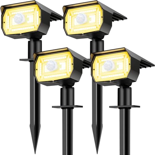 nipify Solar Lights Outdoor Waterproof, Motion Sensor Spot Landscape Light by Nipify