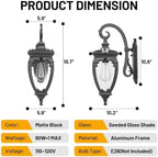 Porch Lights Outdoor Wall Lights Exterior Sconce Light Fixtures - Image 3