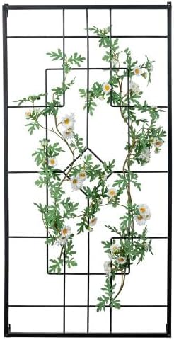 MyGift 3.9 Ft Metal Garden Trellis, Wall Mounted Climbing Plant Support - Image 4