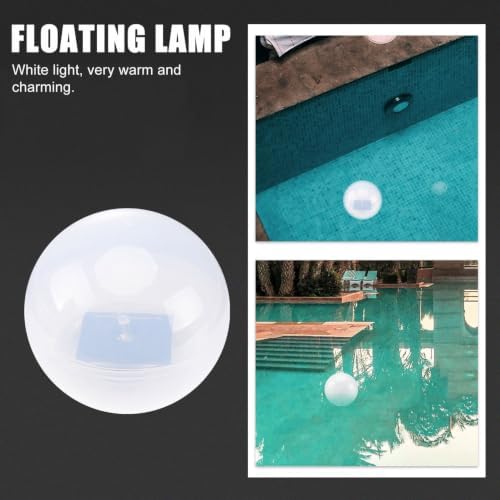 Uonlytech 3pcs Solar Globe Lights Led Floating Pool Lamp for Decoration Durable White Light for Garden and Park Use - Image 4