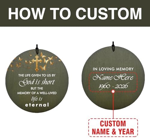 Personalized Wind Chimes Butterfly Funeral Gifts 30/36INCH - Image 2