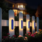 YiLaie Stick on Solar Deck Step Dock Stair Lights for Outside Solar Powered - Image 5