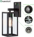 GRUENLICH Outdoor Wall Light Fixture Dusk to Dawn, PIR Motion - Image 2