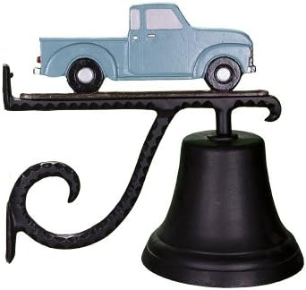 Montague Metal Products Cast Aluminum Dinner Bell (Classic Teal Truck) by MontagueMetalProducts