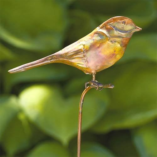 Ancient Graffiti AG-1307 Flamed Bird Garden Stake, 6.5 by 1 by 29", Multi-Colour - Image 2