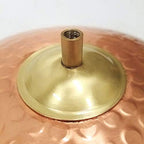 Achla Designs BBHC-02T-TR Hammered Tripod Stand Birdbath, Polished Solid Copper, Black - Image 5