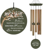Personalized Cardinal Wind Chimes Life Tree Custom Sympathy Gifts by ExtrabilyOfficial