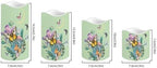 Butterfly Floral Flameless Candles with Remote Timer Flickering LED Pillar Candles Color Changing Set of 4 Battery Operated Candles Indoor Outdoor Home Table Beach Wedding Decoration - Image 2