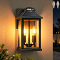 ropelux Solar Lights Outdoor Waterproof, 3 Modes Porch Lights, Motion Sensor Outside Light for House, Outdoor Wall Lights Lantern, Exterior Lighting Fixtures for Garden Patio Fence Yard Garage, 1Pack by Ropelux