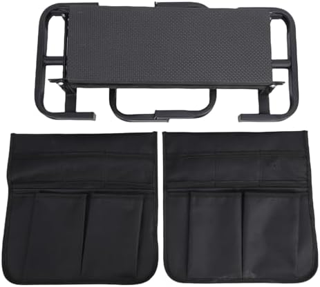 AMONIDA Garden Kneeler Seat, Height Adjustable Foldable Gardening Stool, Kneeling Sitting Stool, Ideal for Gardening, Camping & Picnics (Black) - Image 6