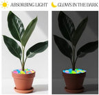 500PCS 1-1.2" Glowing Rocks Luminous Pebbles Glow in The Dark Rocks Luminous Stones for Driveway Walkway Potted Plants Fish Tank - Image 4