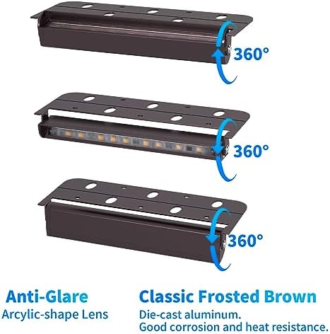 4-Pack 7inch 3W 5000K Daylight White Hardscpe Lighting - Image 6