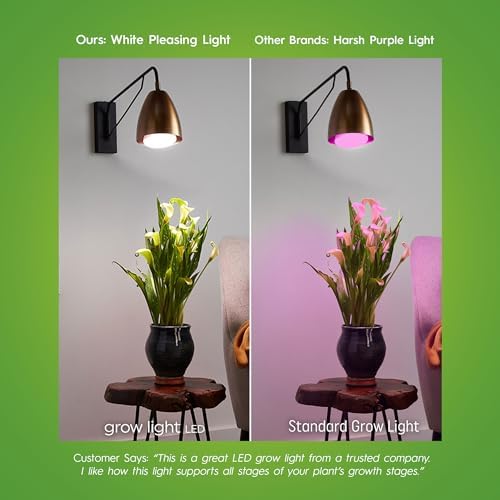 GE Grow LED Light Bulb for Flowers and Fruit, Advanced Red Light Spectrum - Image 3