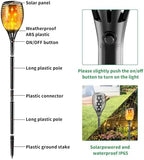 YoungPower Solar Torch Lights with Flicking Flame, Outdoor 43" Large Landscape Path Light Waterproof Flame for Garden Yard Patio, 4 Pack - Image 5