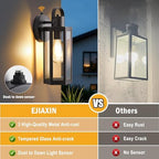 EJIAXIN Dusk to Dawn Outdoor Lighting Fixtures, 2 Pack Black Outdoor Lights - Image 4