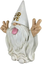 GlitZGlam Rocker Gnome 'George' Peace and Love - Brings Love to All and Your Fairy Garden - 10 Inches Tall - Image 3