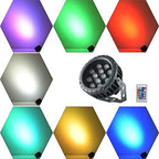 48W Wall Washer LED Lights, RGB 5000K Daylight Color Changing Wall Washer Light with Remote,IP65 Waterproof Outdoor LED Light Bar Suitable for Patio,Landscape Lighting Projects - Image 4