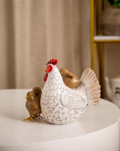Outdoor Chicken Statue for Garden, Yard & Flower Bed Decor - Image 4