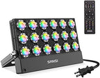 SANSI RGBW Flood Lights Outdoor, LED Flood Light for Halloween Party 100W by SANSI