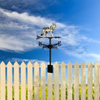 Metal Iron Art Rooster Weathervanes Rooftop Villa Wind Direction Indicator Vintage Fits Peacock Weather Vanes for Sheds Yard Pavilion (Rooster F) - Image 2
