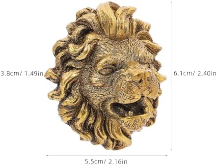 2pcs Outdoor Water Fountain Spout - Wall Mounted Lion Sculpture Fountain Nozzle for Pools Ponds and Garden Decor - Animal Head Nozzle - Image 7