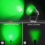 Green Spotlights Outdoor, 14 LED Landscape Lighting with US Plug for Tree - Image 3
