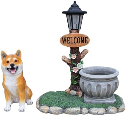 Shiba Inu Statue Garden Planter Pot - Image 5