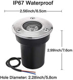 SUNRIVER Low Voltage Landscape Lights,1W Outdoor In-Ground Lights 12V-24V LED Landscape Lighting for Paver, Deck, Step, Garden, IP67 Waterproof (6 Pack Warm White) - Image 4