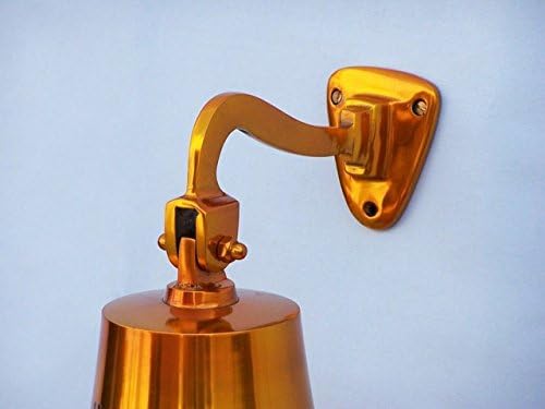 Hampton Nautical BL-2019-9BR-T Brass Plated Titanic Ship's Bell 11" - Nautical Decor - Nautical Home Decoration - Image 6