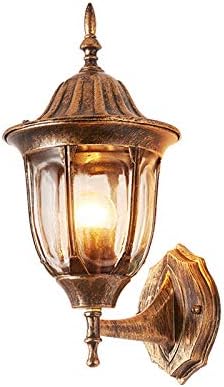 Vintage Metal Wall Lamp, Wall Mount Fixture Stylish Wall Sconces Wall Lighting Country Retro Style Glass Shade Sconce Lighting in Rust 1 Light 499054 - Image 4