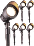 LEONLITE 6-Pack 5W 12-24V Low Voltage LED Spotlight 3000K Oil Rubbed Bronze by LEONLITE