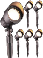 LEONLITE 6-Pack 5W 12-24V Low Voltage LED Spotlight 3000K Oil Rubbed Bronze by LEONLITE