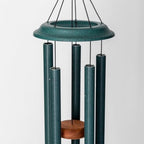 Shenandoah Melodies by Wind River - 29 inch Green Wind Chime for Patio, Backyard, Garden, and Outdoor décor (Aluminum Chime) Made in the USA - Image 3