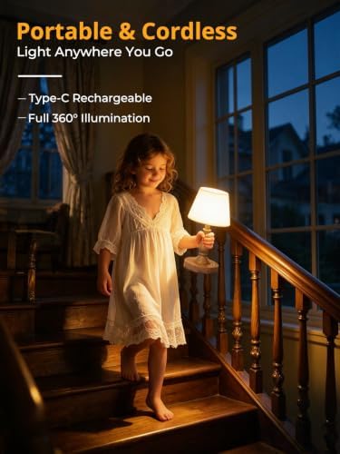 Yochoice IP65 Waterproof Shower Lamp, Rechargeable Cordless Bathroom Lamp - Image 6