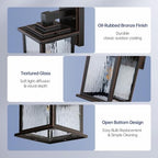 Oil-Rubbed Bronze Outdoor Wall Light, Aluminum Porch Lights Outdoor - Image 6