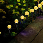 Ciieeo Xmas Solar Lawn Light Outdoor Decorative Ball Path Lamp for Yard - Image 6