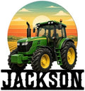 Personalized Tractor Metal Sign – Custom Farmer Name Wall, Barn, Farm, Garage, Workshop, Porch, Home, or Office Decor, Gift for Dad, Mom, Husband, Wife, Farmer on Birthday or Holiday by Doladodo