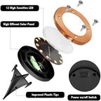 Solar Ground Lights Outdoor Waterproof Flat Garden Solar Disk Lights Floor - Image 4