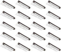 GKOLED 20Pack 6.8 Inches Hardscape Lights, Low Voltage Retaining Wall Lighting with Frosted Lens, 12V AC/DC Paver Light with 1.5W 2700K LED Chips, Outdoor Landscape Step Lights, Die-cast Aluminum by GKOLED